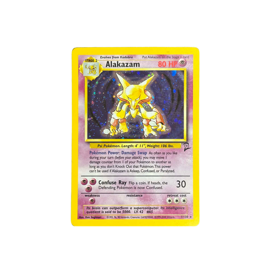 Alakazam Holo Base Set 2 #1 - MP