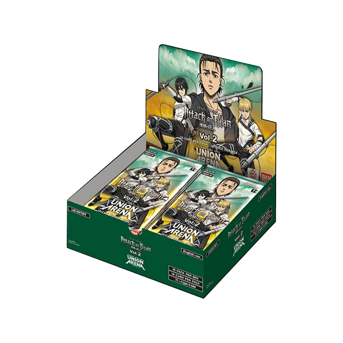 Attack on Titan Vol. 2 - Booster Display