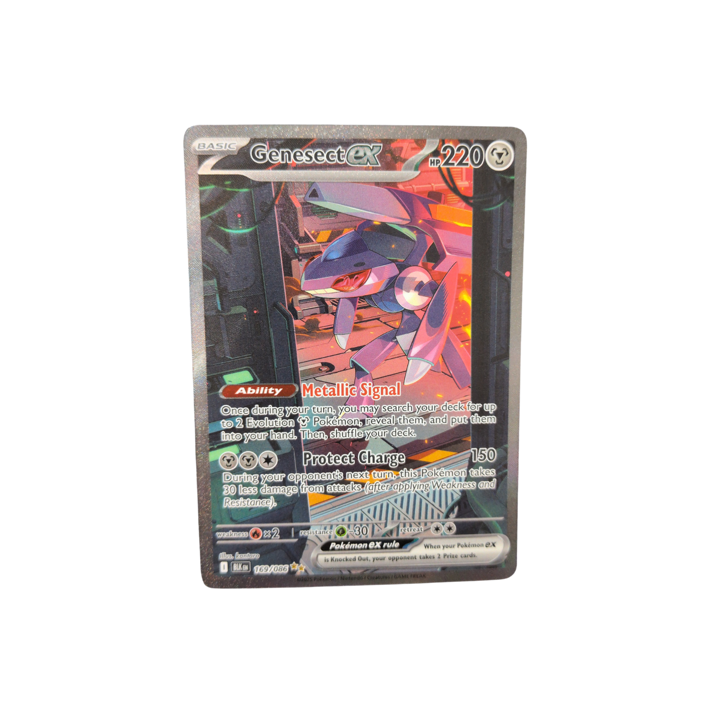 (BLK) Genesect EX #169 NM