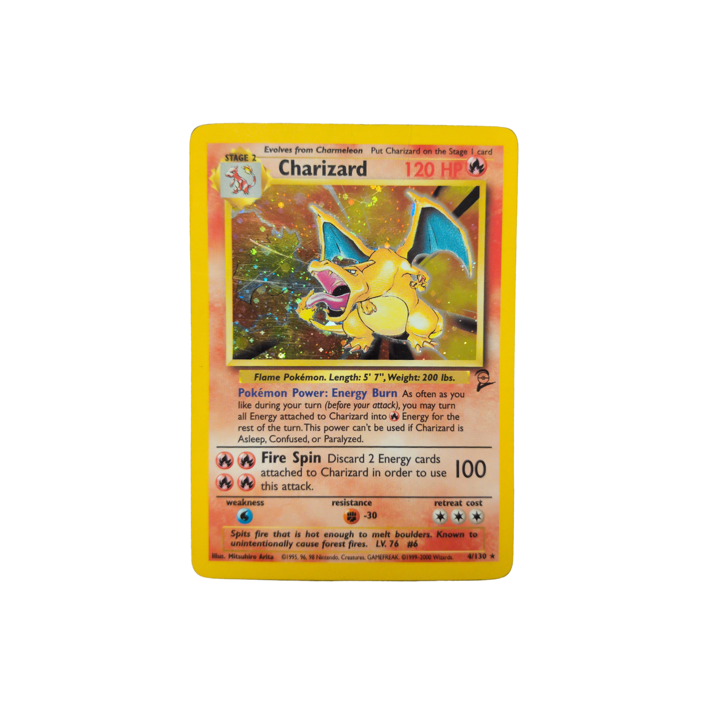 (BS2) Charizard Holo #004 DMG