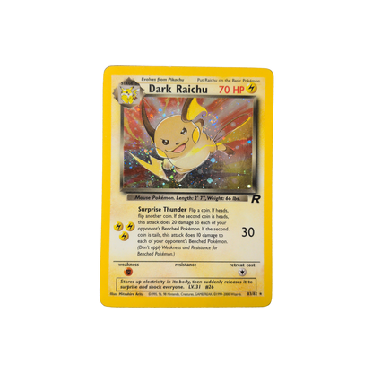 (TR) Dark Raichu Holo #83 HP