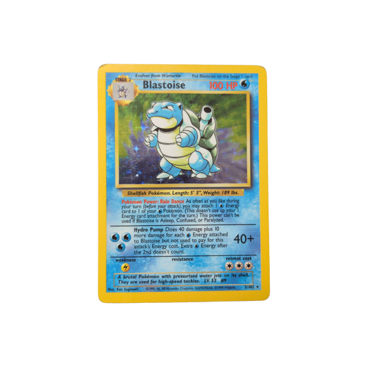 (BS) Blastoise Holo #002 DMG
