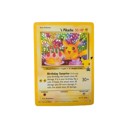 (CCC) Birthday Pikachu #24 HP