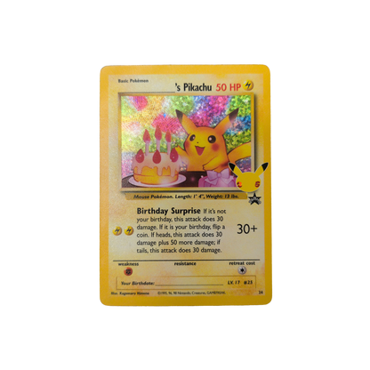 (CCC) Birthday Pikachu #24 LP