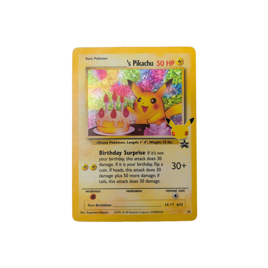(CCC) Birthday Pikachu #24 LP