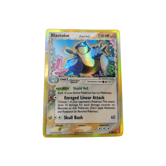 (CG) Blastoise Delta Species Holofoil #2 HP