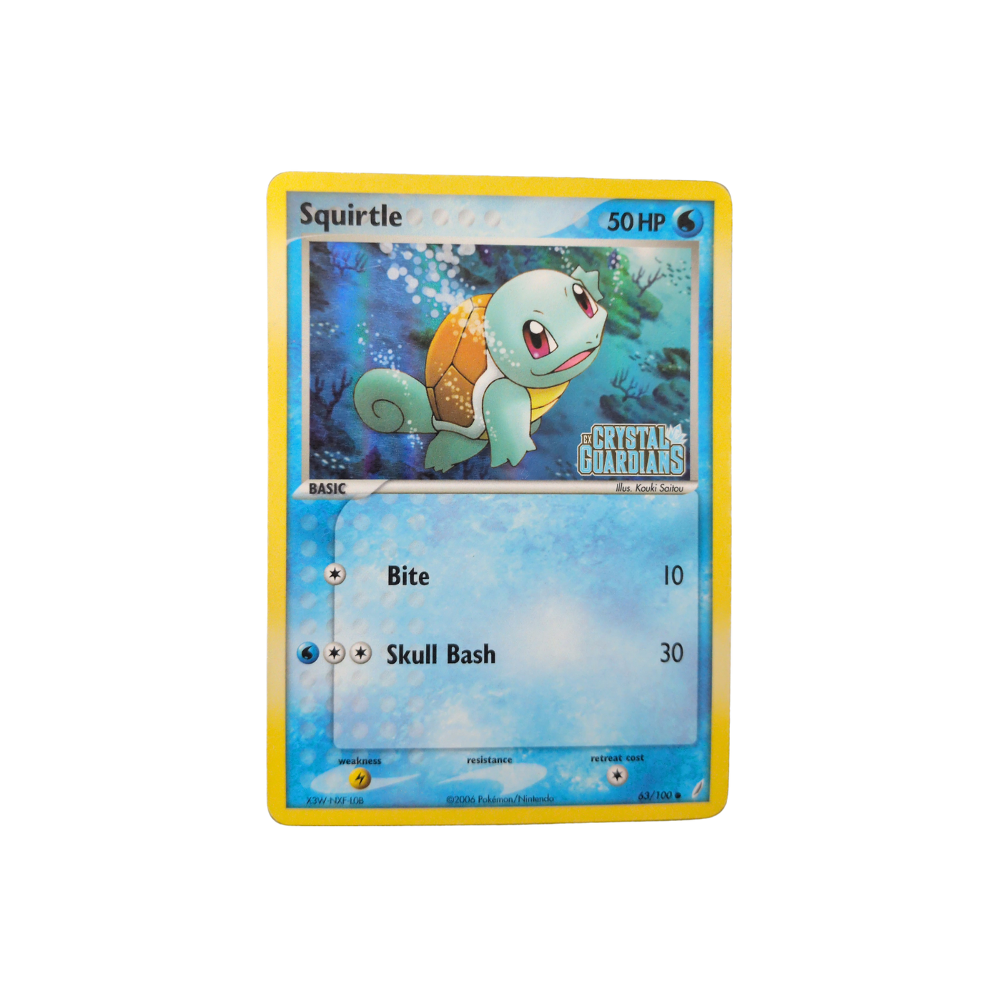 (CG) Squirtle Reverse Holo #63 HP