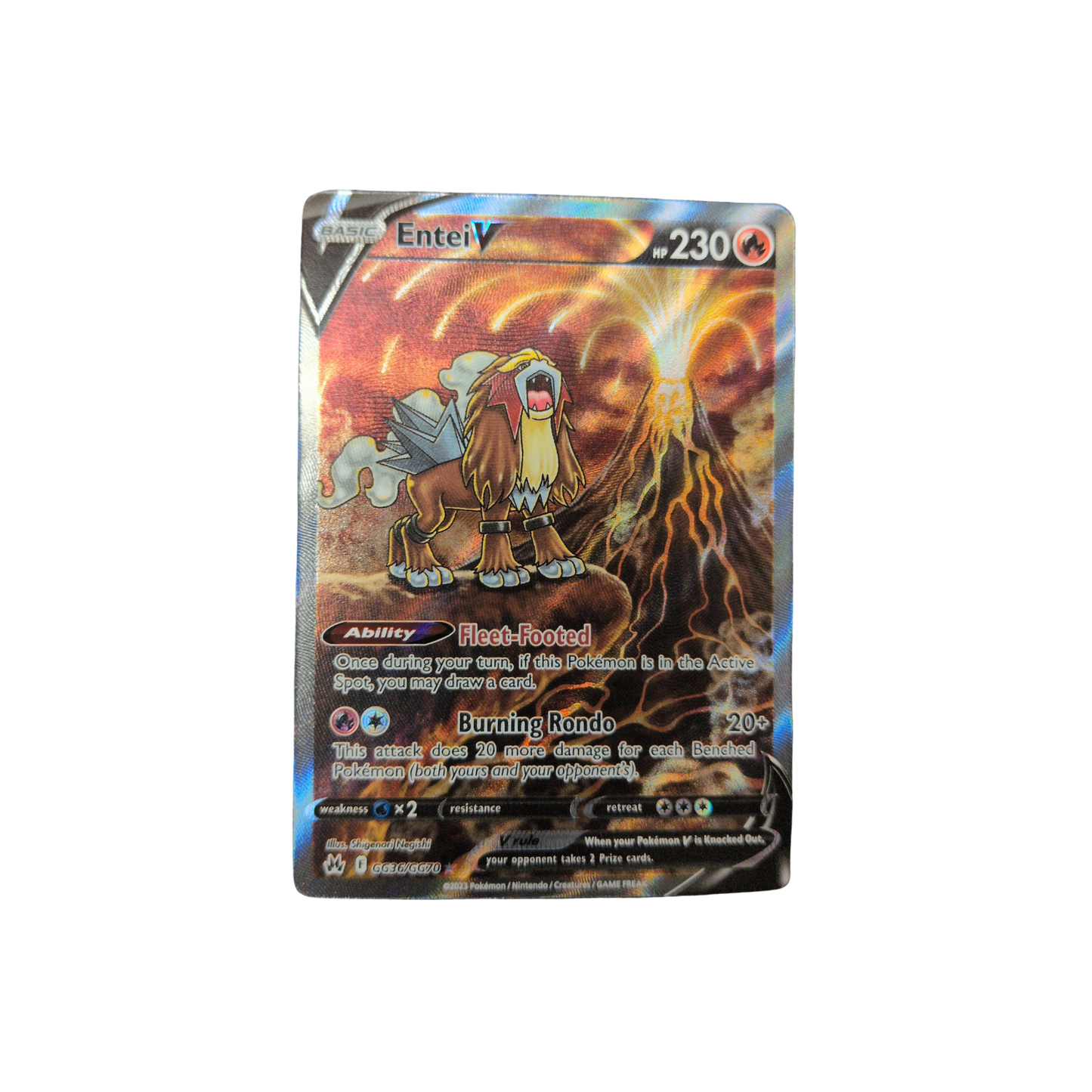 (CRZ) Entei V #GG36 NM