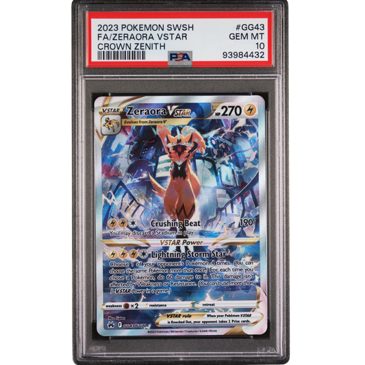 (CRZ GG) Zeraora VSTAR #GG43 PSA 10 Gem Mint