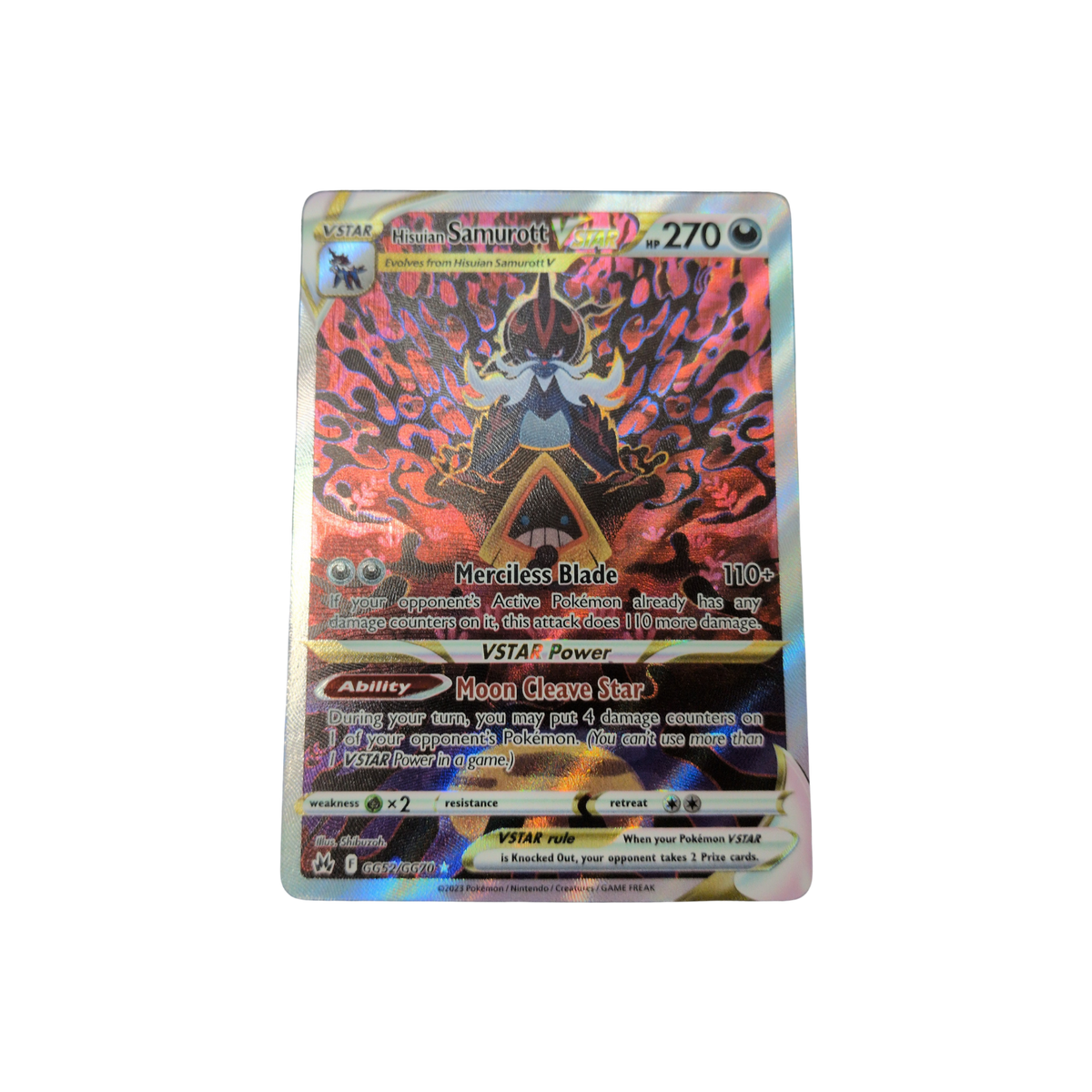 (CRZ) Hisuian Samurott VSTAR #GG52 NM