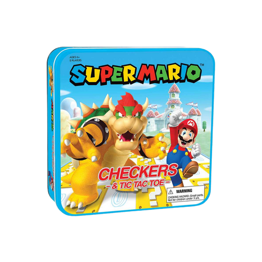 Checkers & Tic Tac Toe: Super Mario VS Bowser