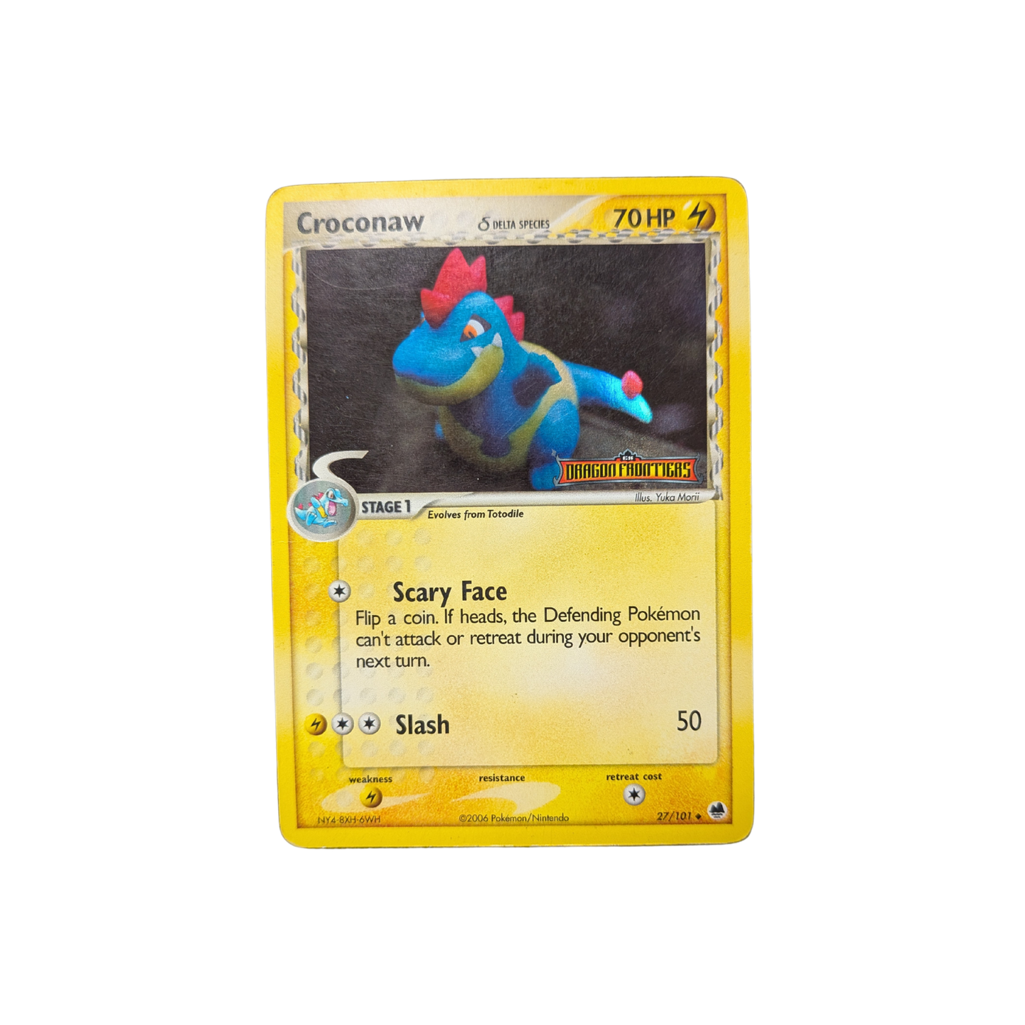 (DF) Croconaw Reverse Holo #27 HP