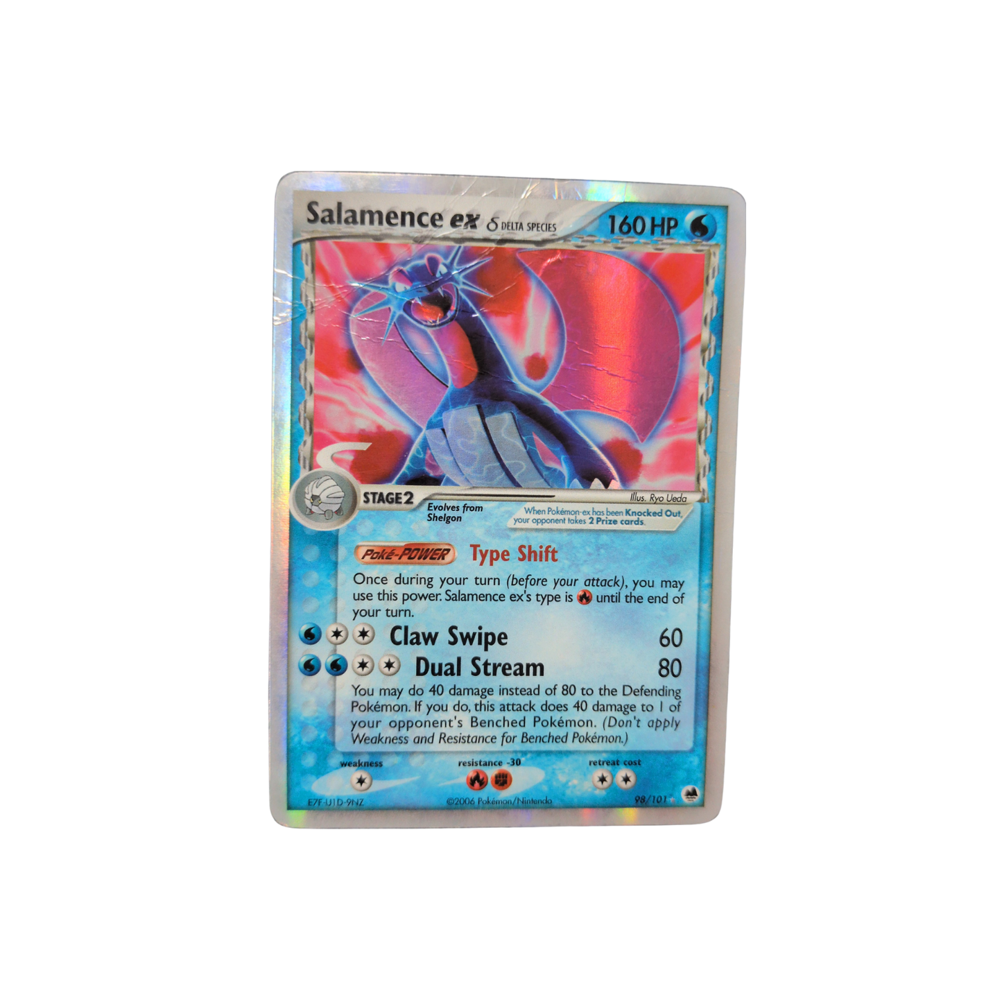(DF) Salamence EX Delta Species #98 DMG