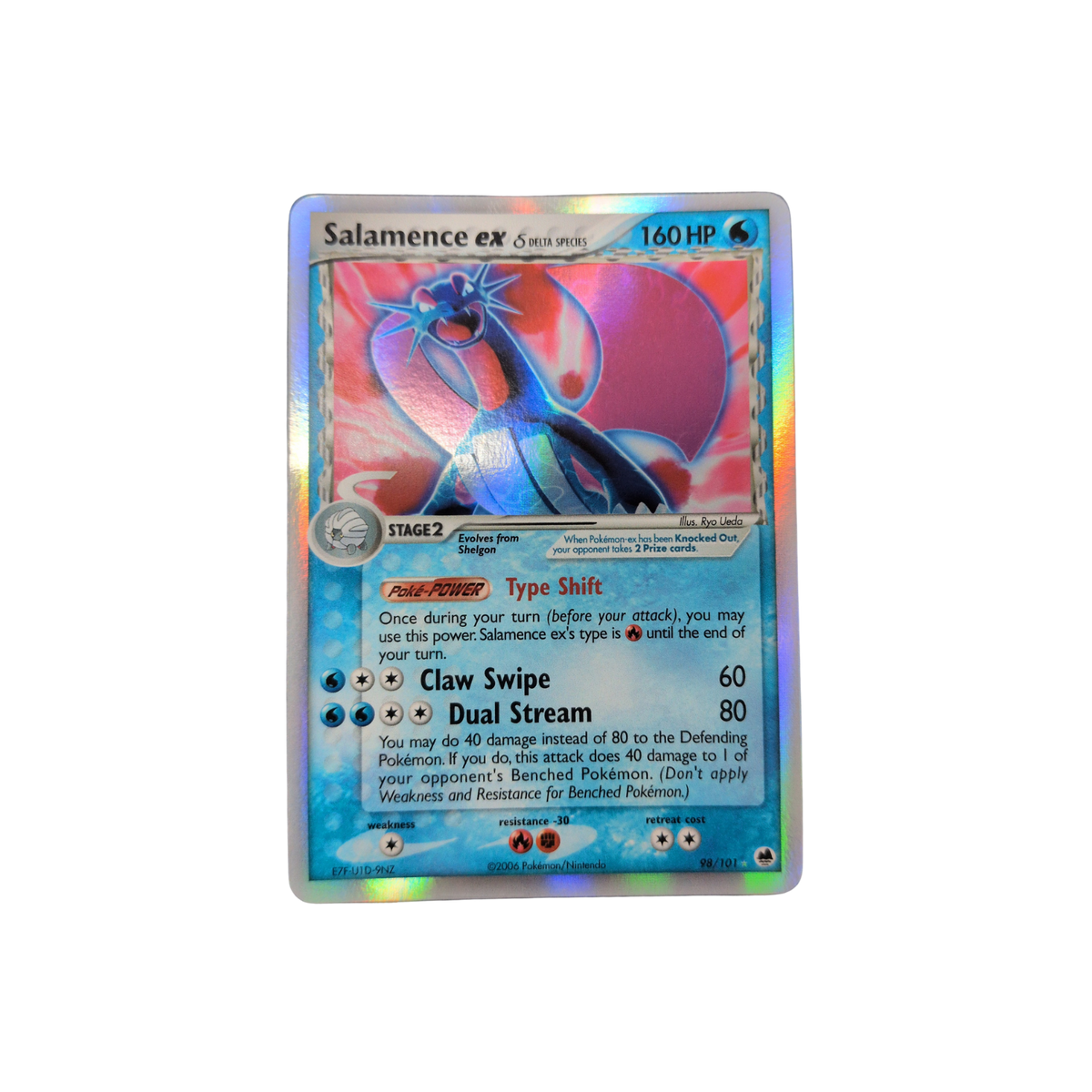 (DF) Salamence EX Delta Species #98 NM