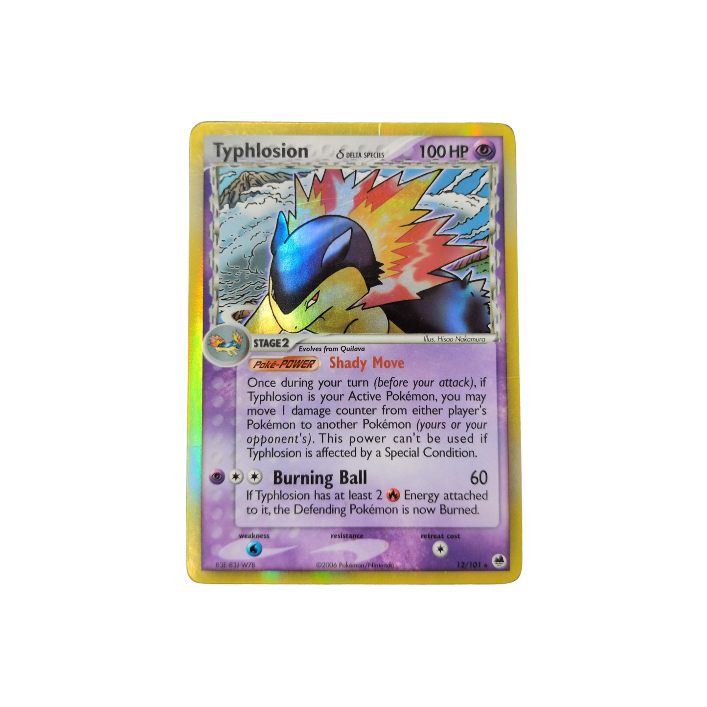 (DF) Typhlosion Delta Species Holo #12 HP