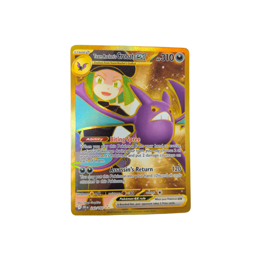 (DRI) Team Rocket's Crobat EX #242 NM