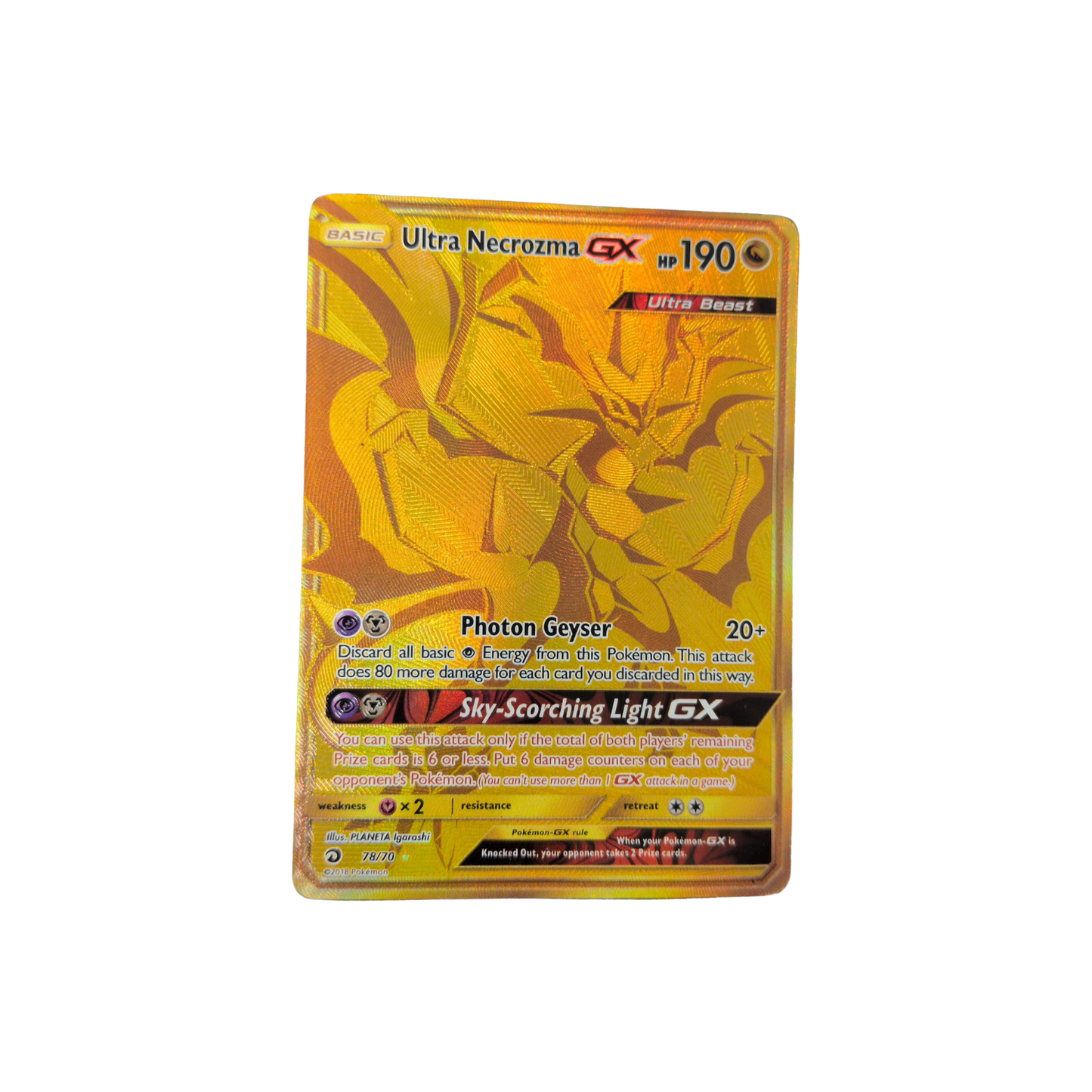 (DRM) Ultra Necrozma GX #78 HP