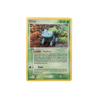 (DS) Ditto (Bulbasaur) Reverse Holo #36 DMG