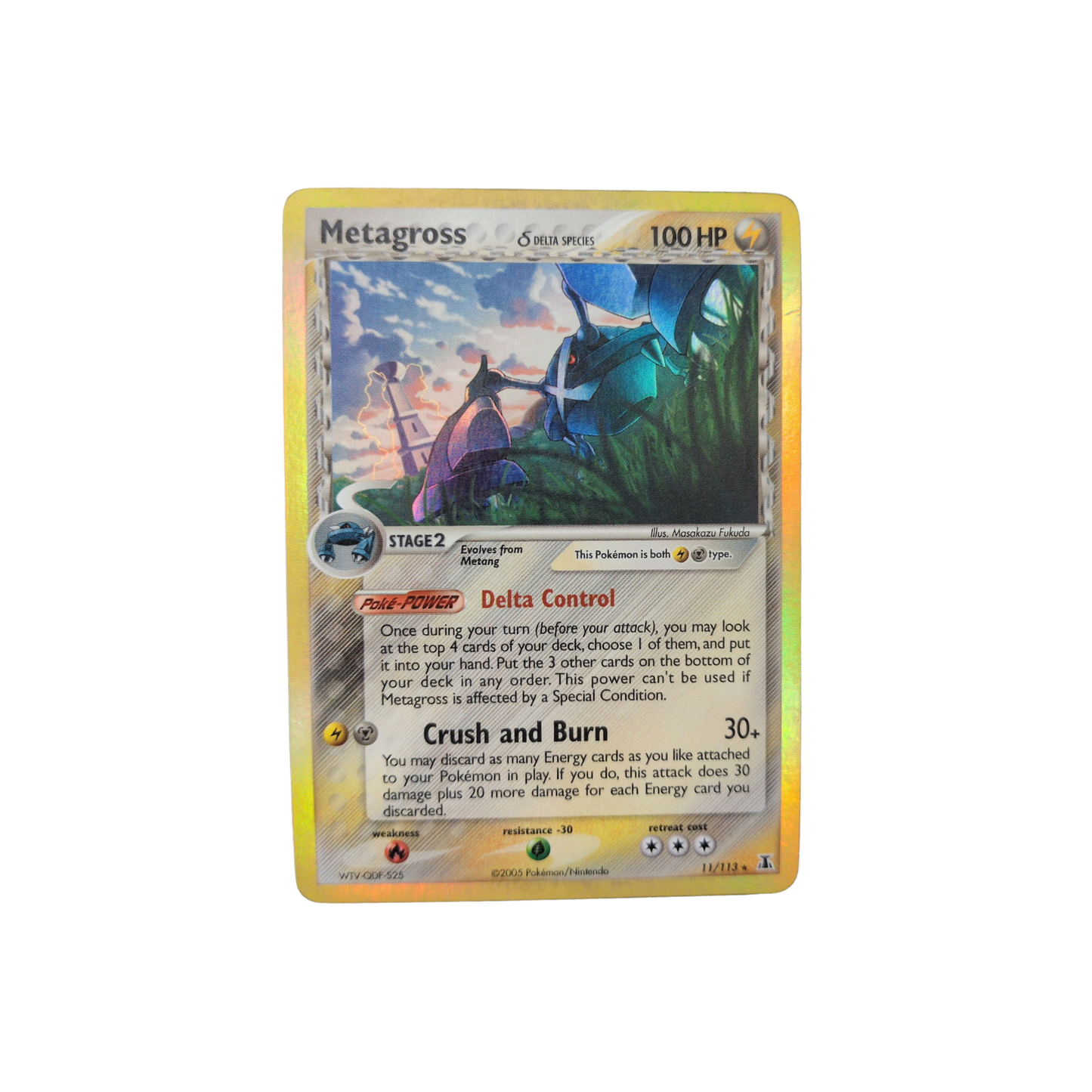 (DS) Metagross Delta Species Holo #11 MP
