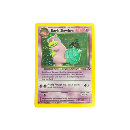 Dark Slowbro Holo Team Rocket #12 - LP
