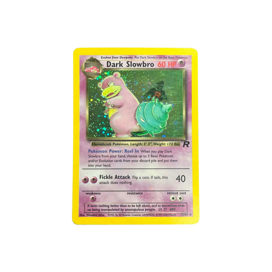 Dark Slowbro Holo Team Rocket #12 - LP