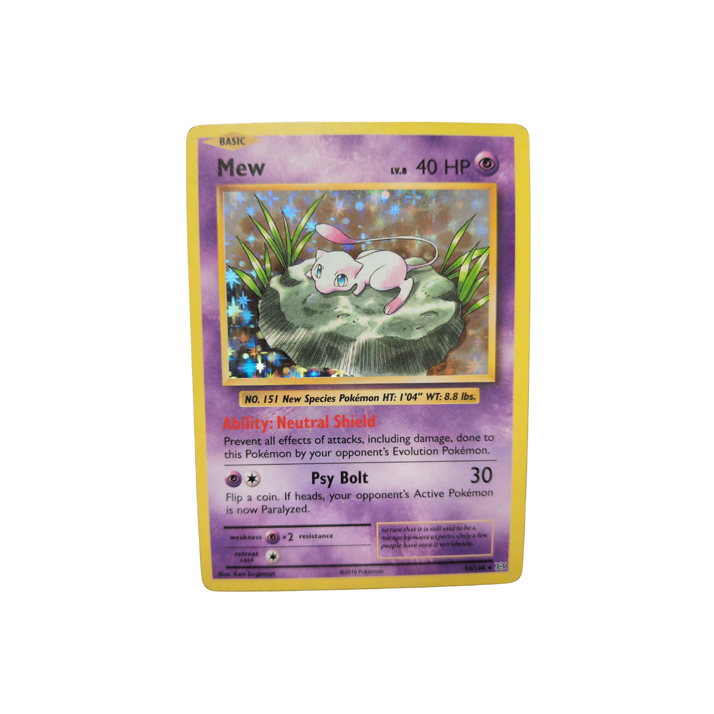 (EVO) Mew Holo #53 NM