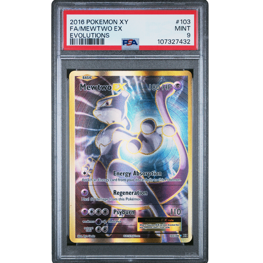 (EVO) Mewtwo EX #103 PSA 9 Mint