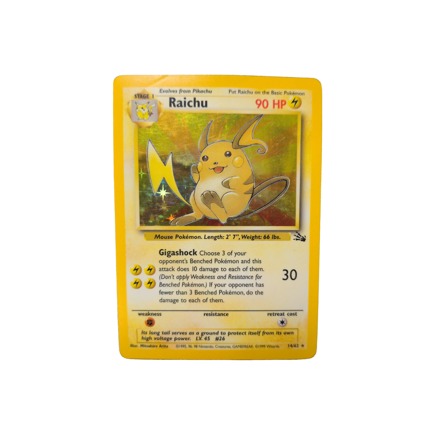 (FO) Raichu Holo #14 HP