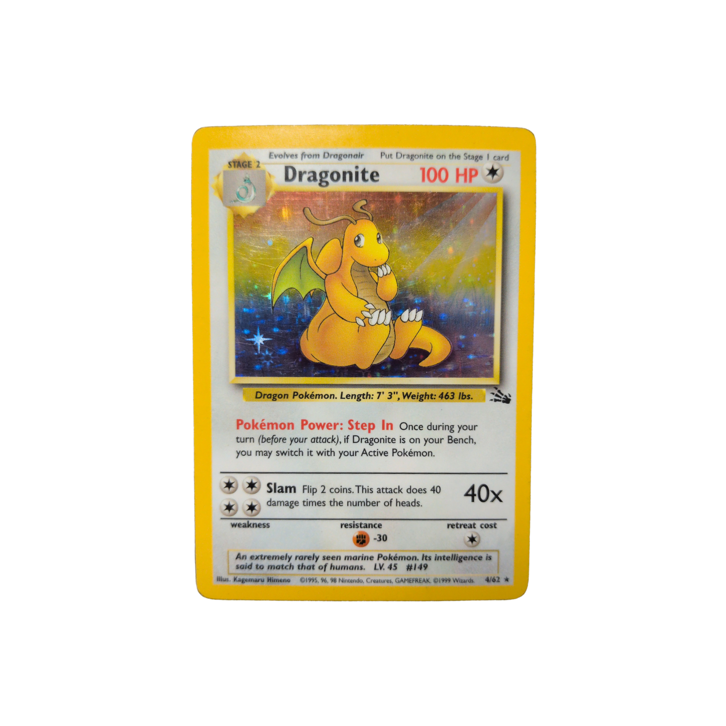(FOS) Dragonite Holo #004 HP