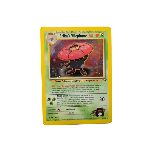 (G1) Erika's Vileplume Holo #005 MP