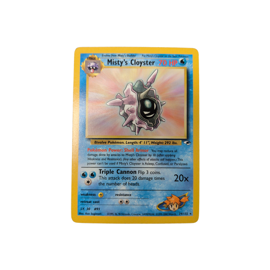 (G1) Misty's Cloyster #29 LP