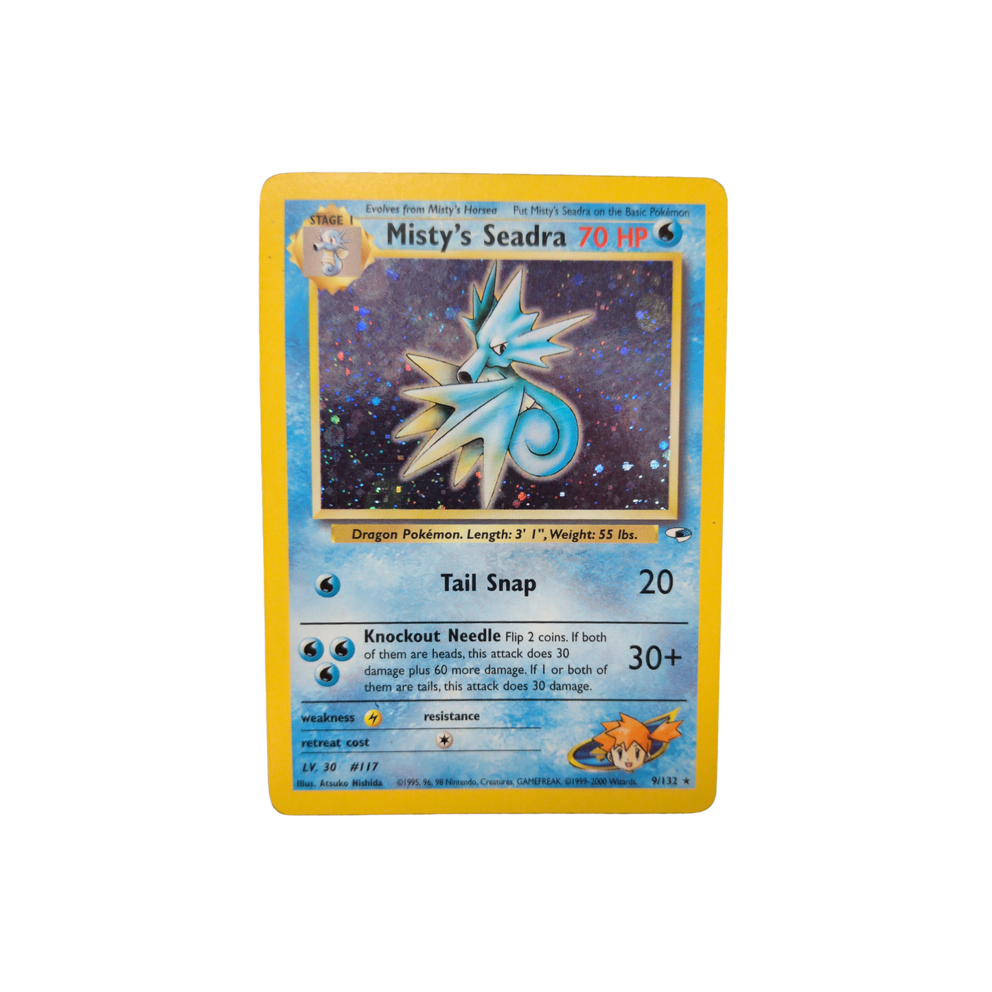 (G1) Misty's Seadra Holo #009 MP