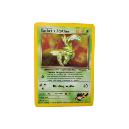 (G1) Rocket's Scyther Holo #13 MP