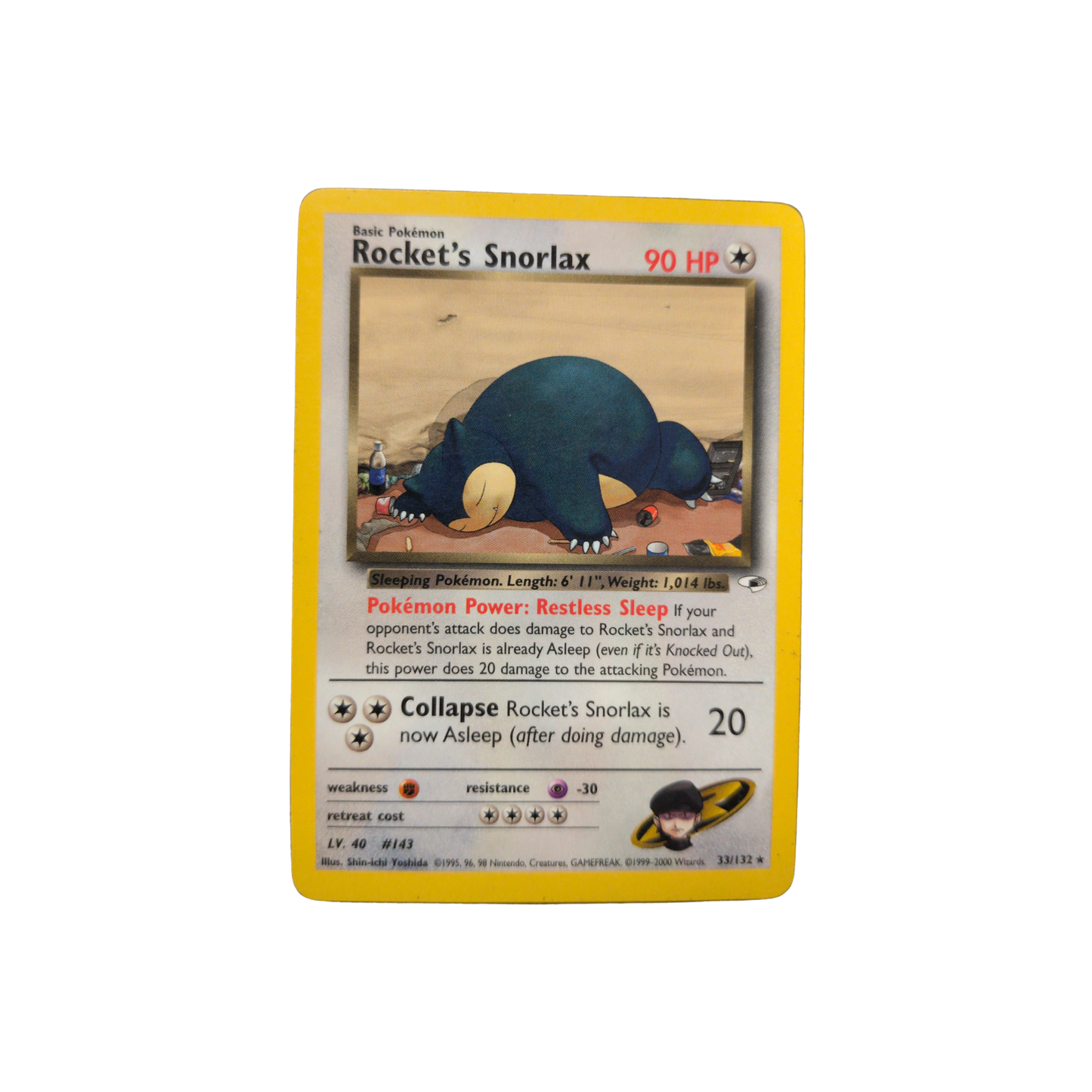 (G1) Rocket's Snorlax #33 MP