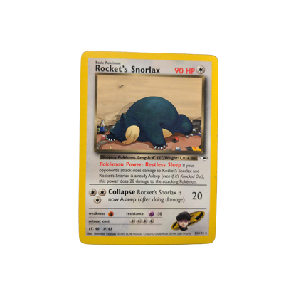 (G1) Rocket's Snorlax #33 MP