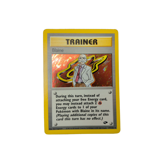 (G2) Blaine Holo #17 DMG