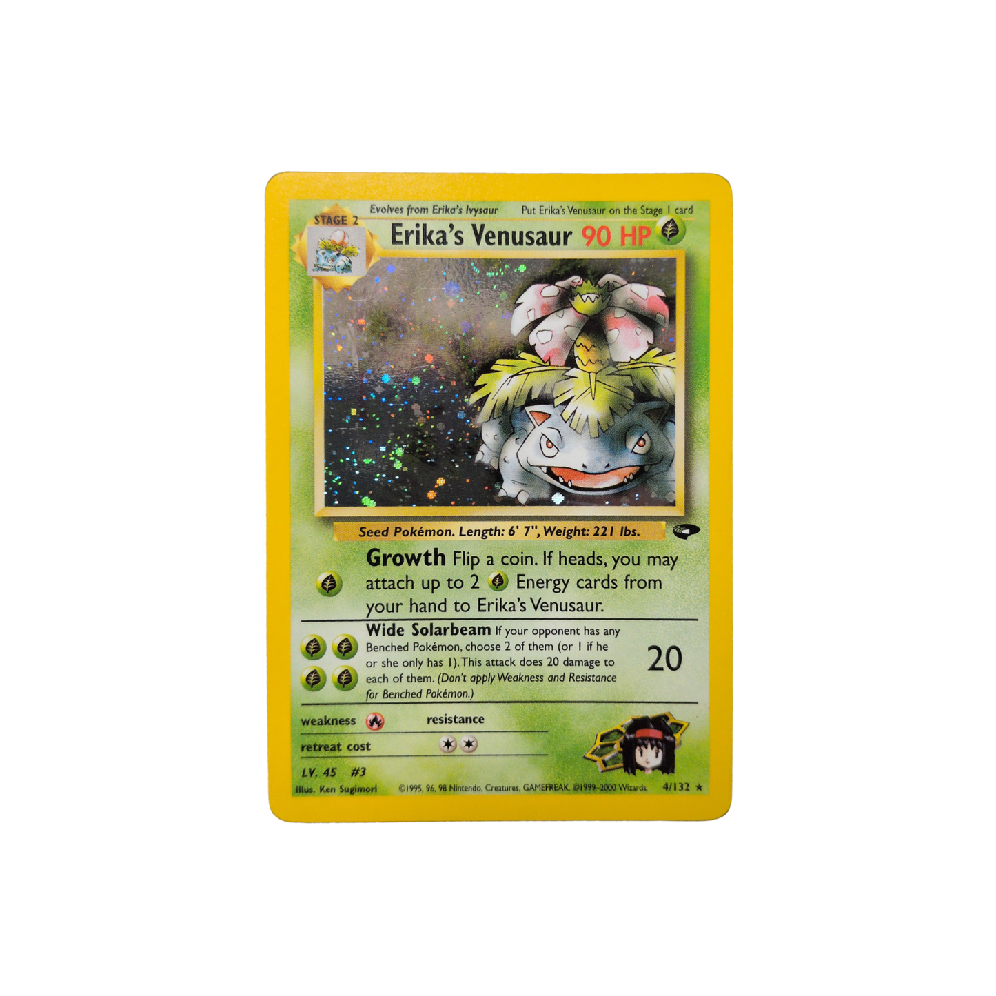 (G2) Erika's Venusaur Holo #004 LP