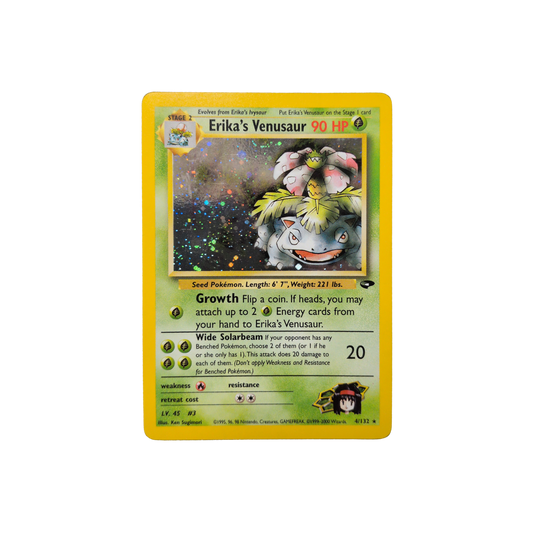 (G2) Erika's Venusaur Holo #004 LP