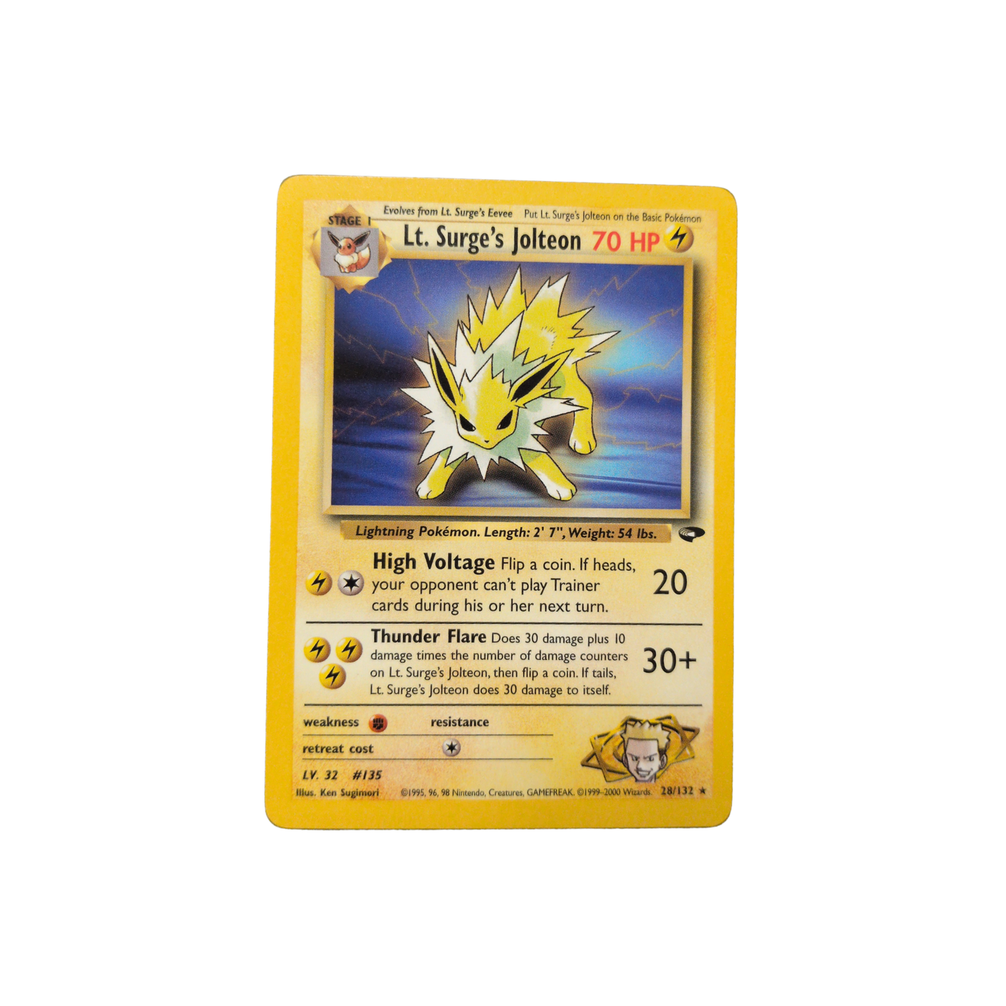 (G2) Lt. Surge's Jolteon #28 LP