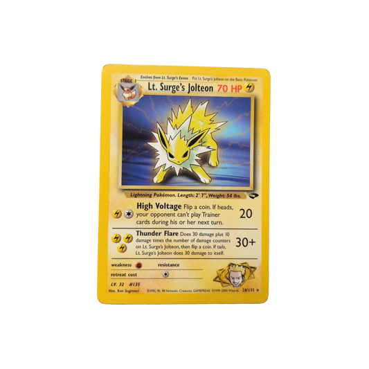 (G2) Lt. Surge's Jolteon #28 LP