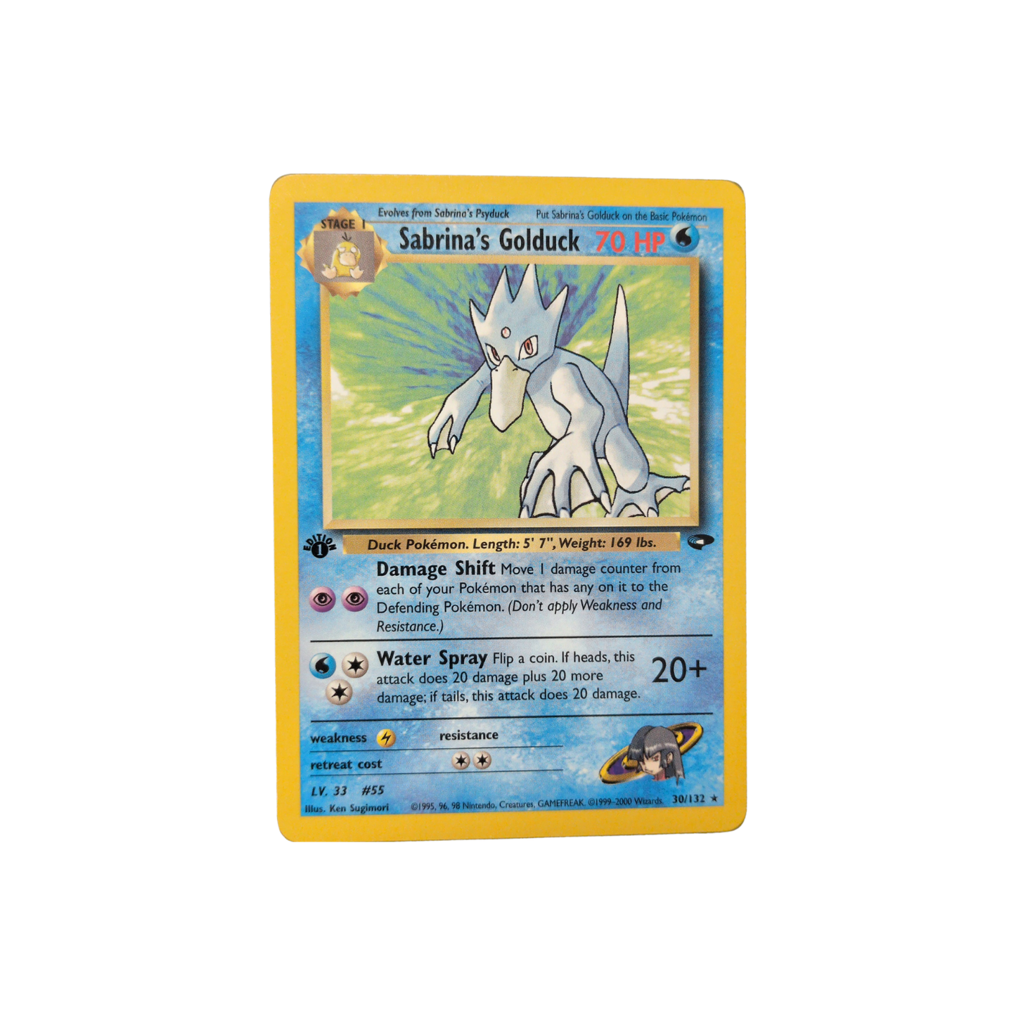 (G2) Misty's Golduck 1st Edition #30 NM
