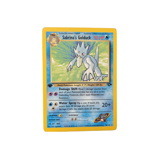 (G2) Misty's Golduck 1st Edition #30 NM