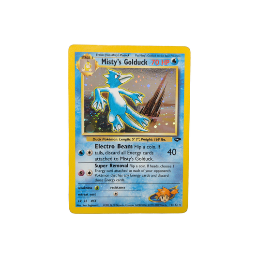 (G2) Misty's Golduck Holo #12 MP