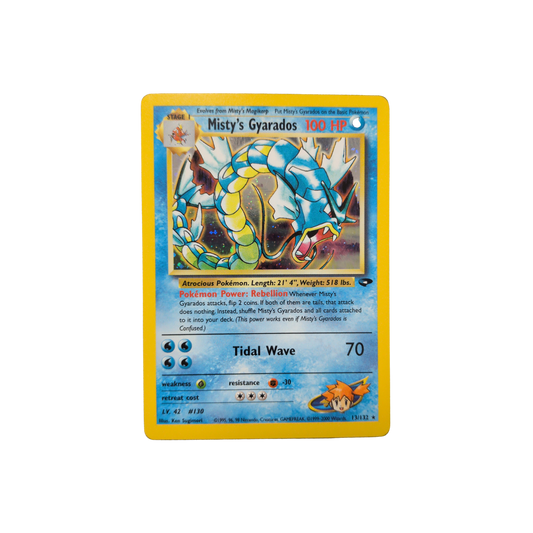 (G2) Misty's Gyarados Holo #13 LP