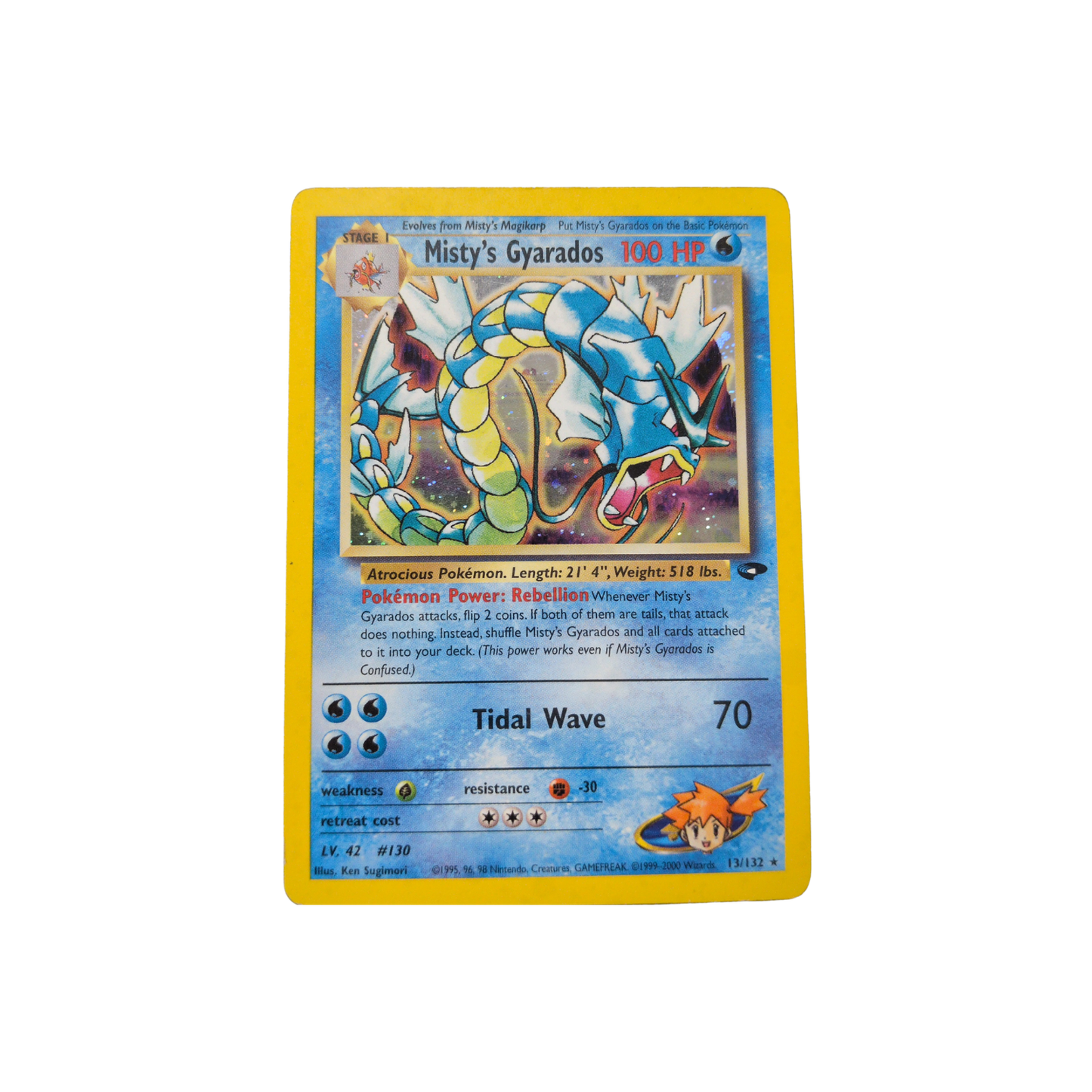 (G2) Misty's Gyarados Holo #13 MP