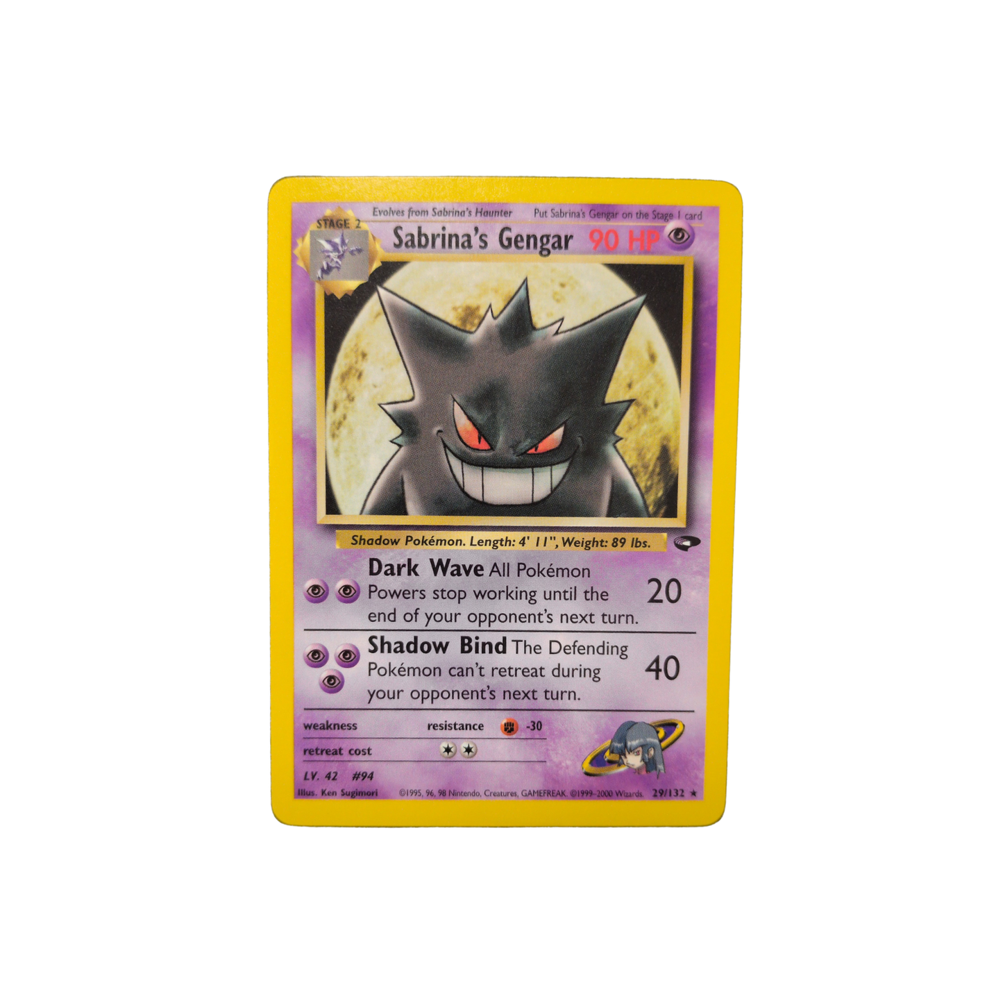 (G2) Sabrina's Gengar #29 NM