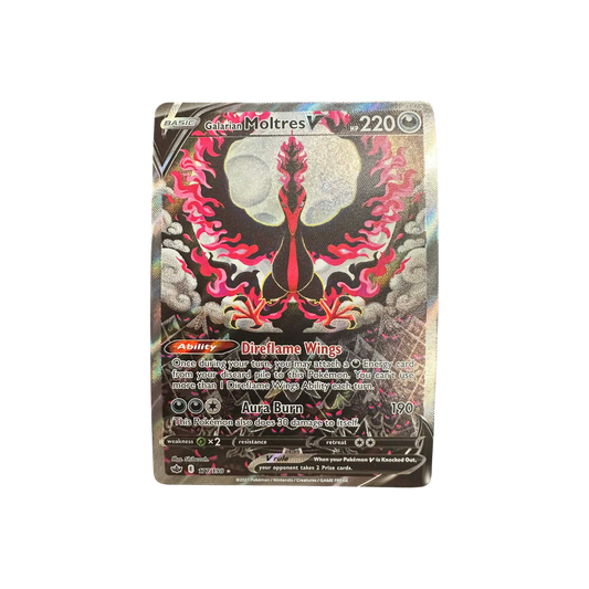 Galarian Moltres V Alt Art #177 - NM