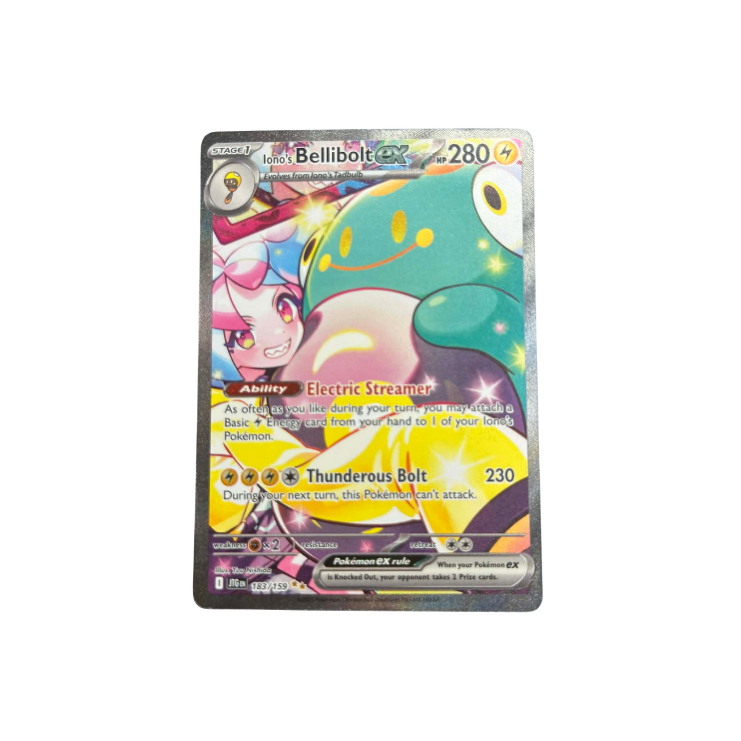 Iono's Bellibolt ex #183 - NM
