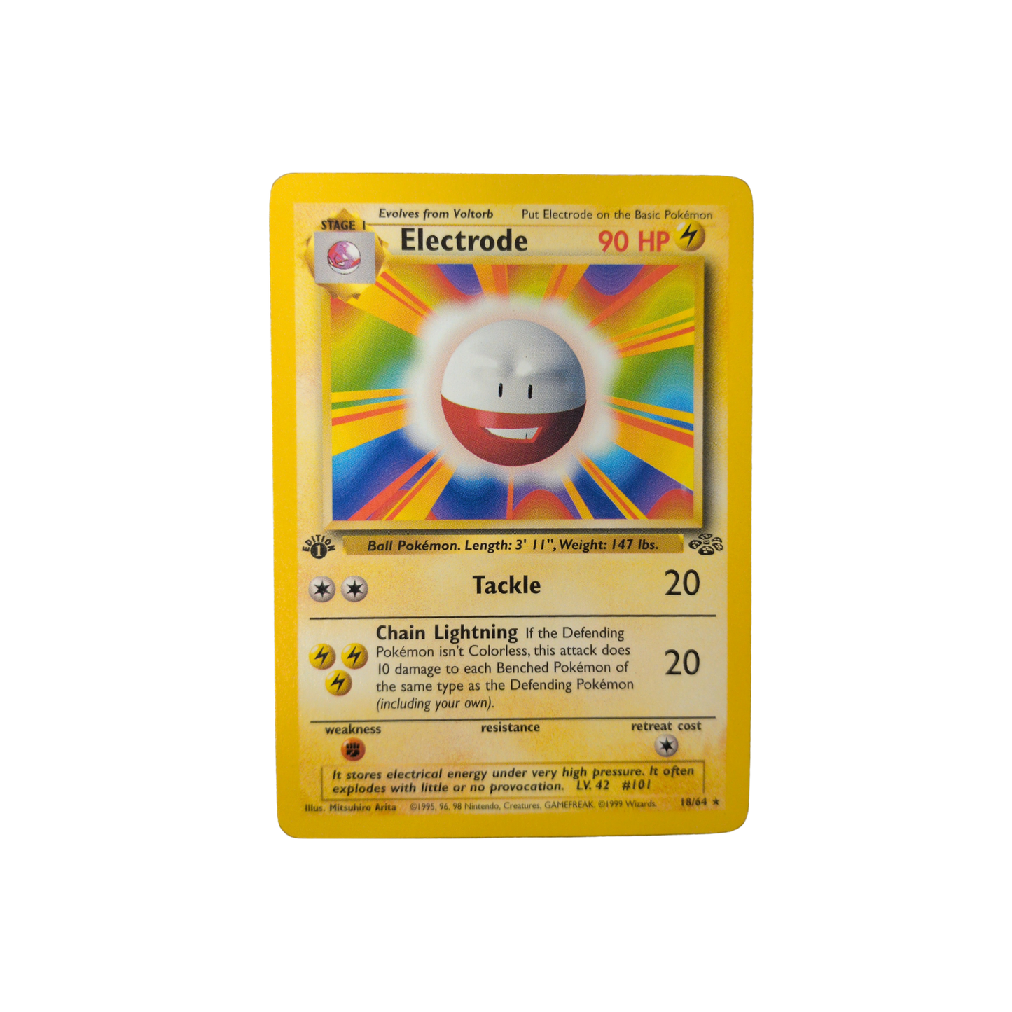 (JNG) Electrode 1st Edition Base Art Misprint #18 MP