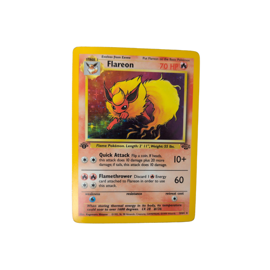 (JNG) Flareon 1st Edition Holo #3 MP